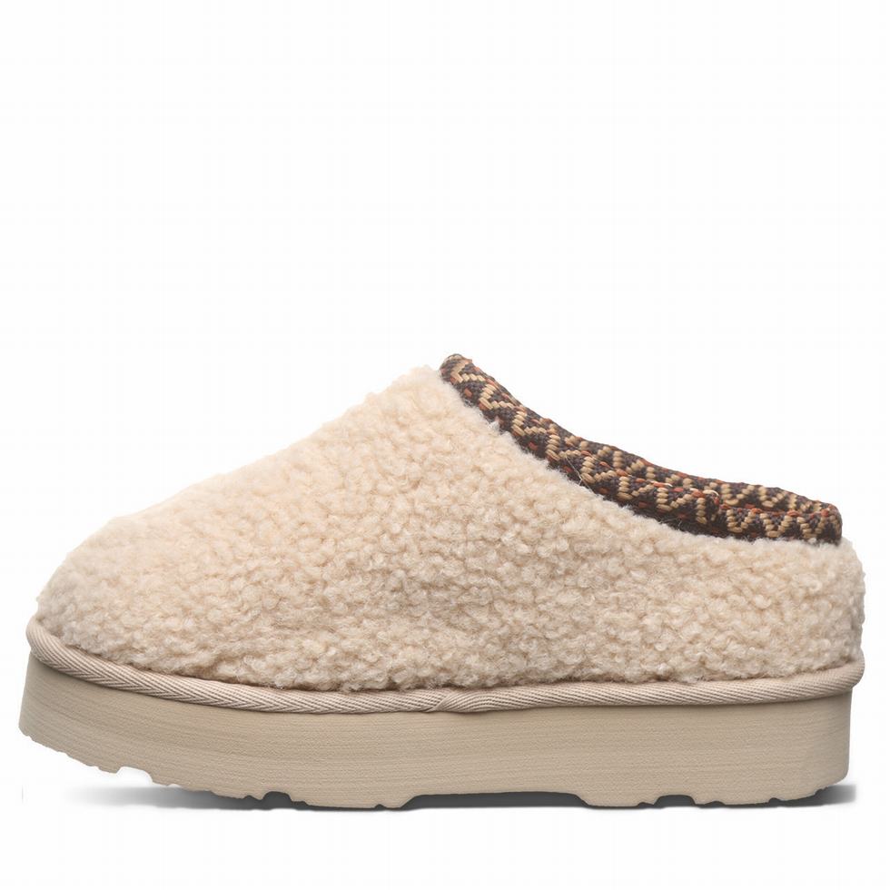 Bearpaw Snuggle Martis Youth Pantoffels Kinderen Beige | GGZ7791HV