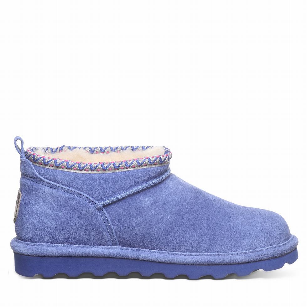 Bearpaw Super Shorty Deco Laarzen Dames Blauw | CLR8614NI