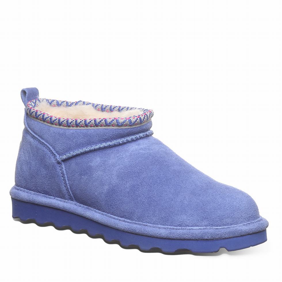 Bearpaw Super Shorty Deco Laarzen Dames Blauw | CLR8614NI