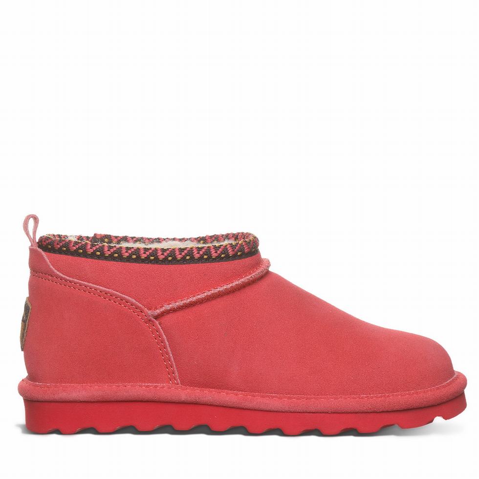 Bearpaw Super Shorty Deco Laarzen Dames Rood | BXX5388PY