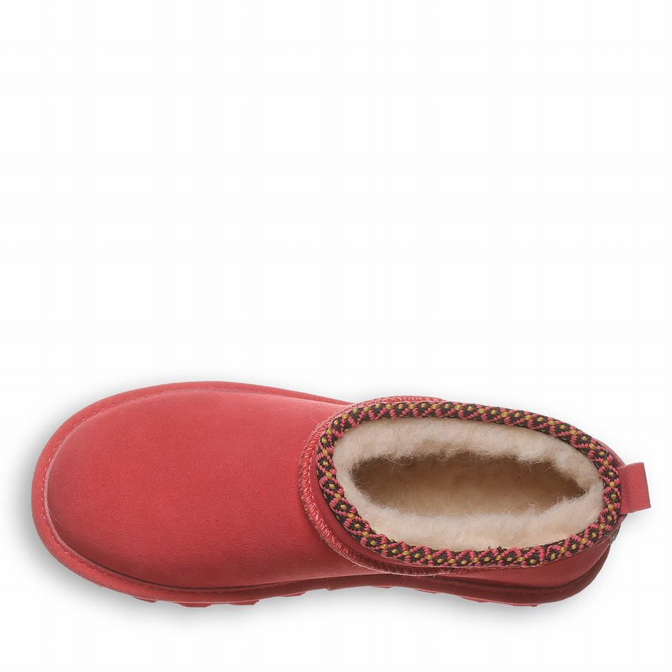 Bearpaw Super Shorty Deco Laarzen Dames Rood | BXX5388PY