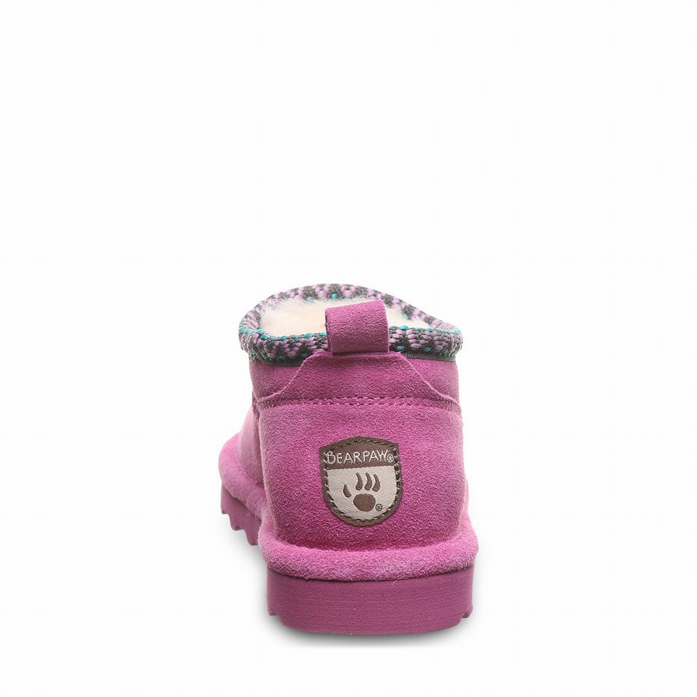 Bearpaw Super Shorty Deco Youth Laarzen Kinderen Paars | OFL5217YX