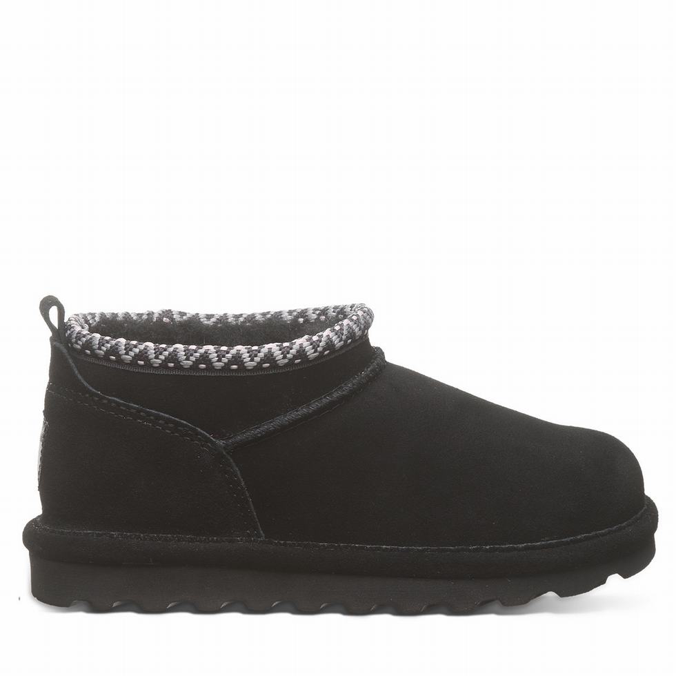 Bearpaw Super Shorty Deco Youth Laarzen Kinderen Zwart | IGR6412XL