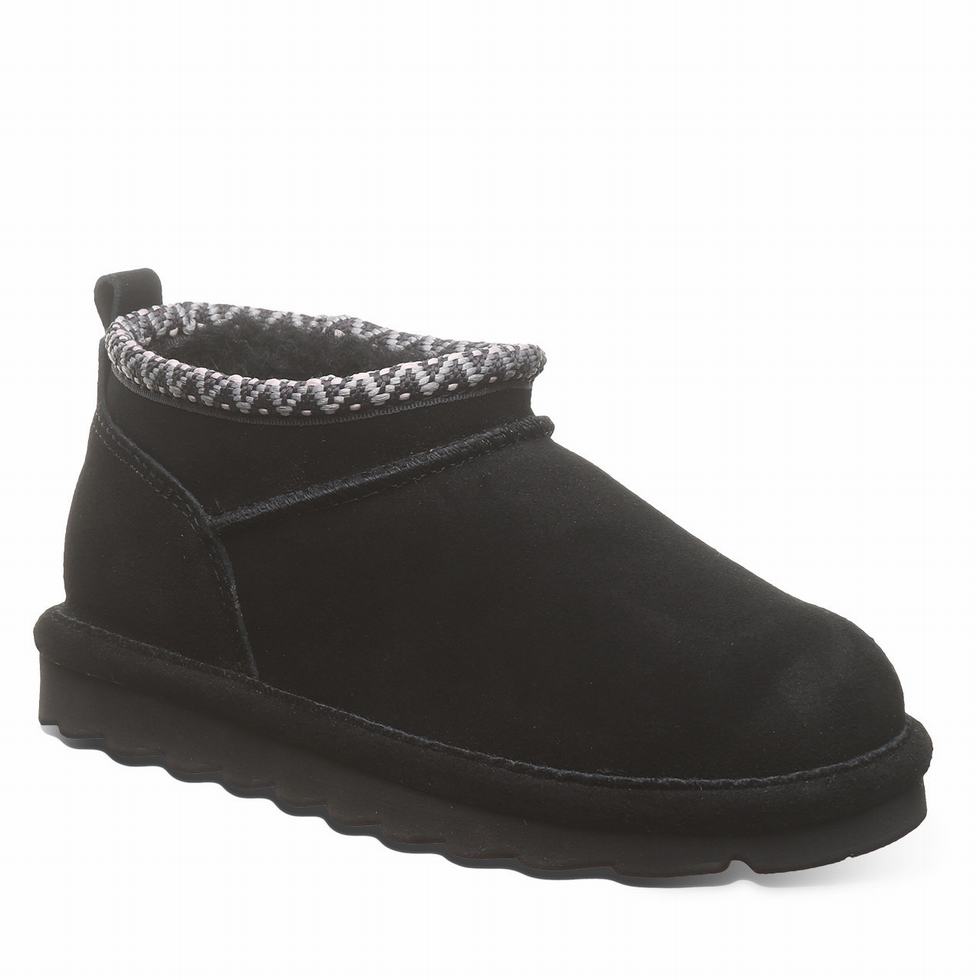 Bearpaw Super Shorty Deco Youth Laarzen Kinderen Zwart | IGR6412XL