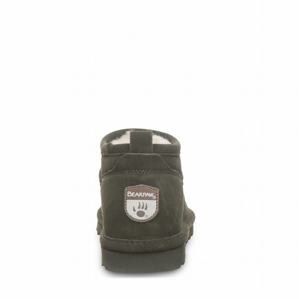 Bearpaw Super Shorty Sneeuwlaarzen Dames Groen | QEN4698PM