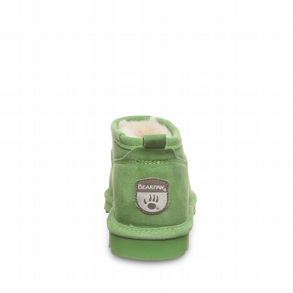 Bearpaw Super Shorty Sneeuwlaarzen Dames Groen | EUB2059BV