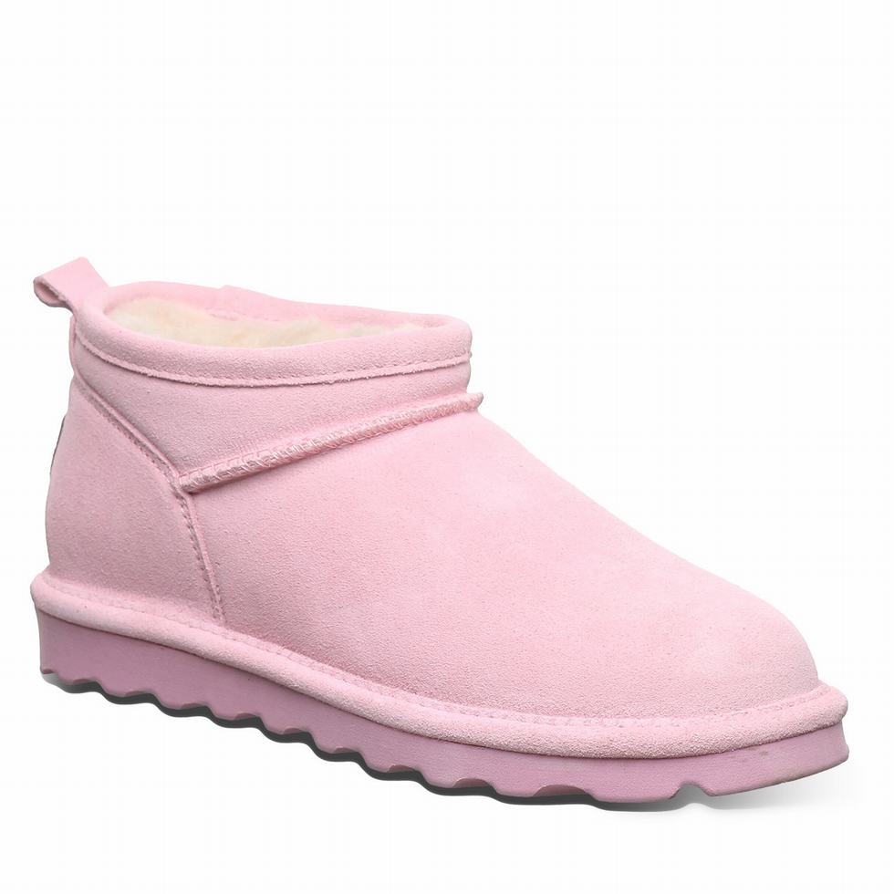 Bearpaw Super Shorty Wide Laarzen Dames Roze | NWM264JV