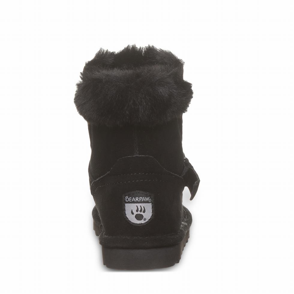 Bearpaw Tallula Youth Laarzen Kinderen Zwart | ZHN899HQ