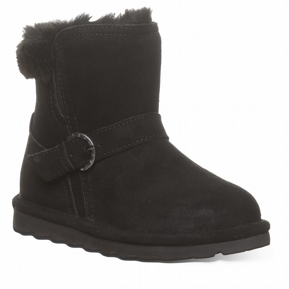 Bearpaw Tallula Youth Laarzen Kinderen Zwart | ZHN899HQ