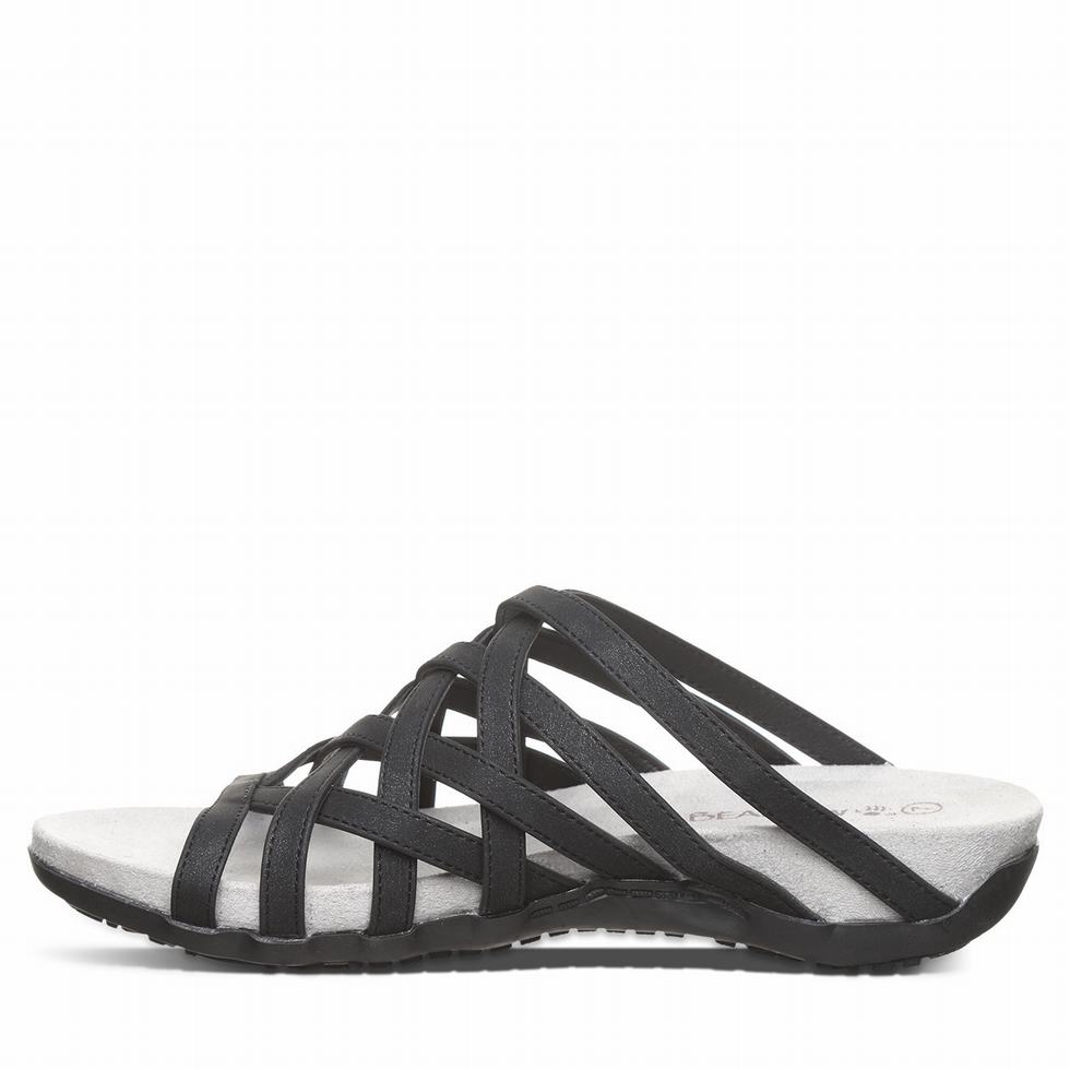 Bearpaw Zinnia Sandalen Dames Zwart | ZUS556ZN