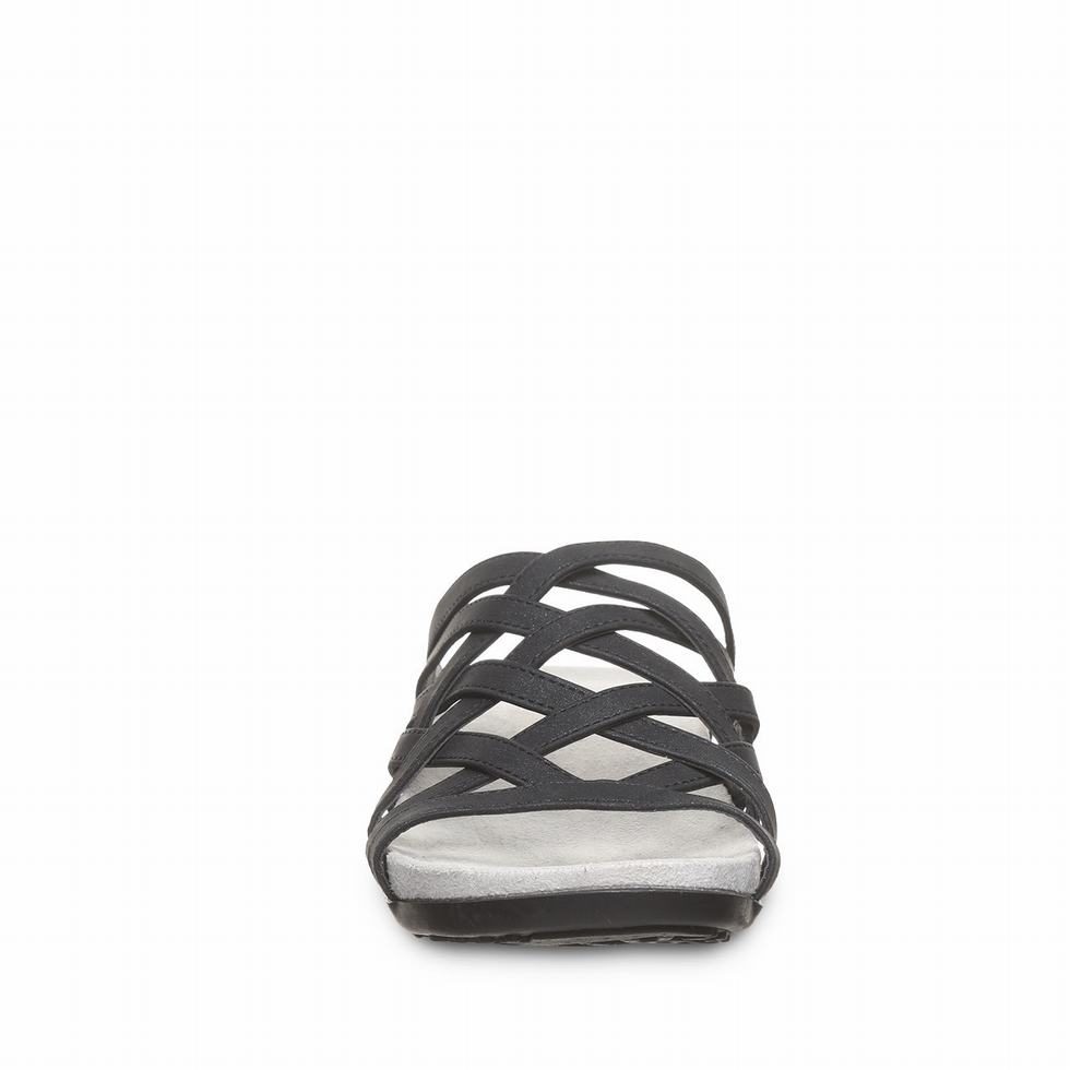 Bearpaw Zinnia Sandalen Dames Zwart | ZUS556ZN